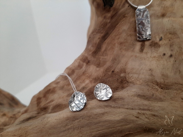 Boucles d'oreille empreinte