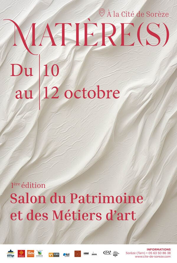 Affiche Salon du Patrimoine et des Métiers d'art - Sorèze